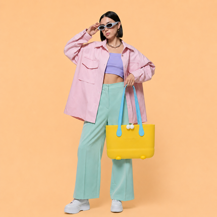 Zaizai_Yellow_Handbag_model
