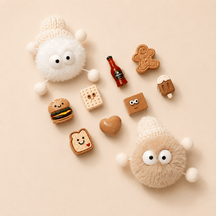 Knitted Hat Balls Charms - Fungoofun | Fungoofun Lebanon