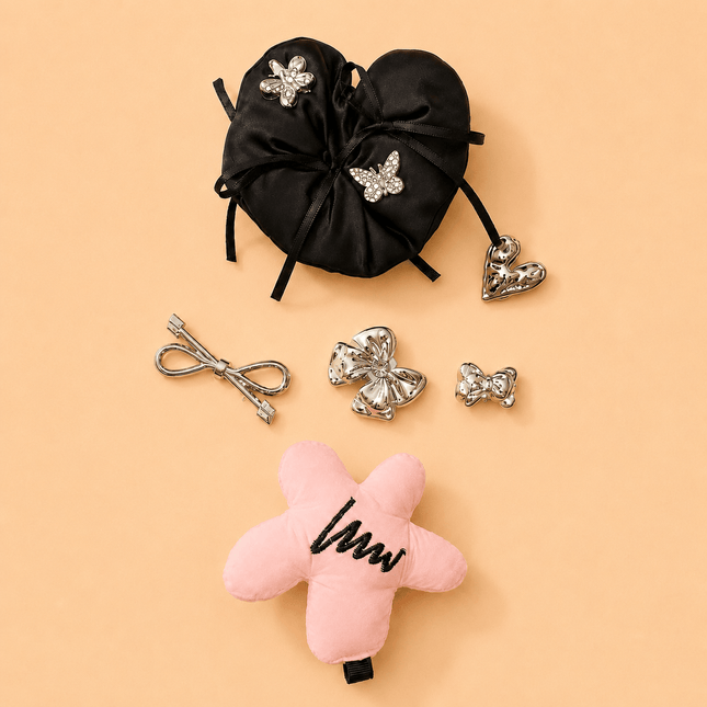 Padded Scrunchie Bow Charms - Fungoofun | Fungoofun Lebanon