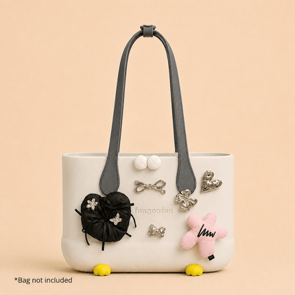 Padded Scrunchie Bow Charms - Fungoofun | Fungoofun Lebanon